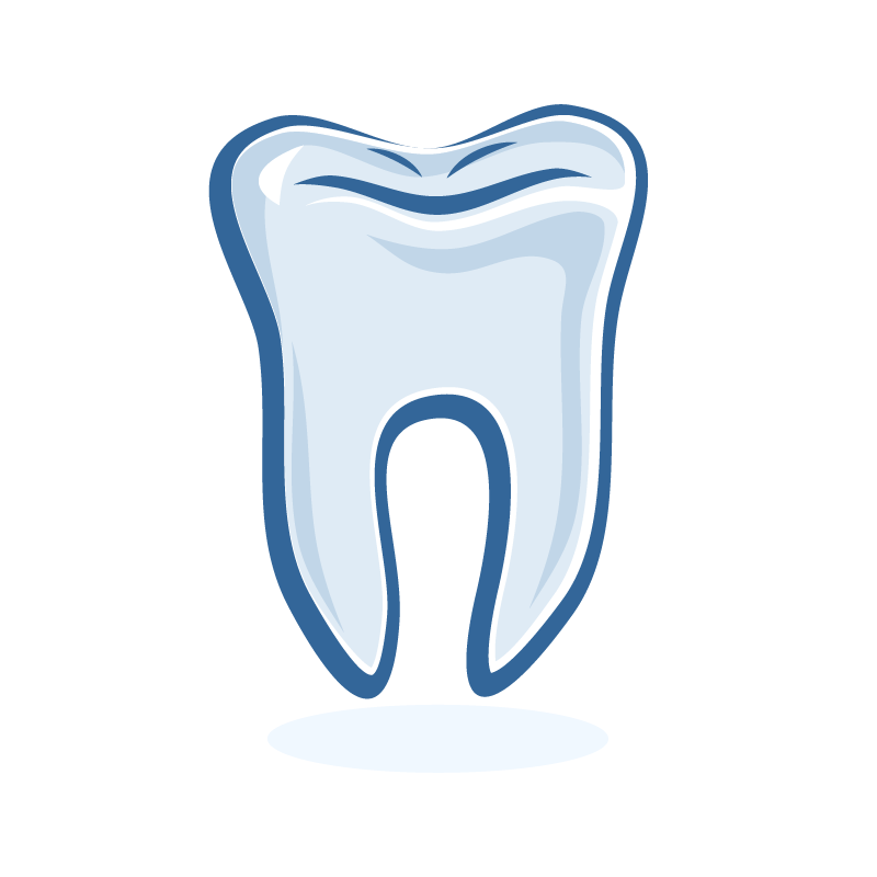 Illustrated tooth graphic used in Otten-Rey Dental Sales branding